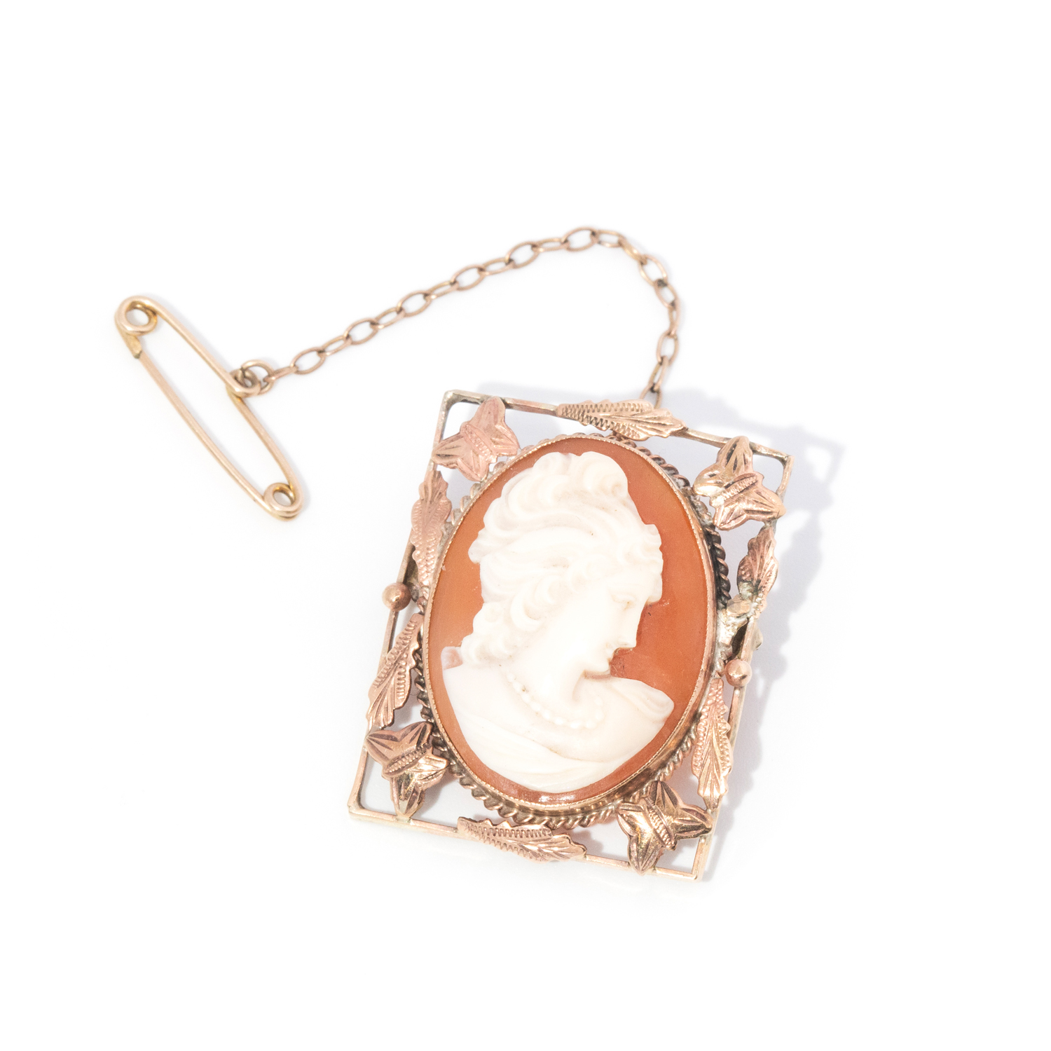 9ct Cameo Brooch