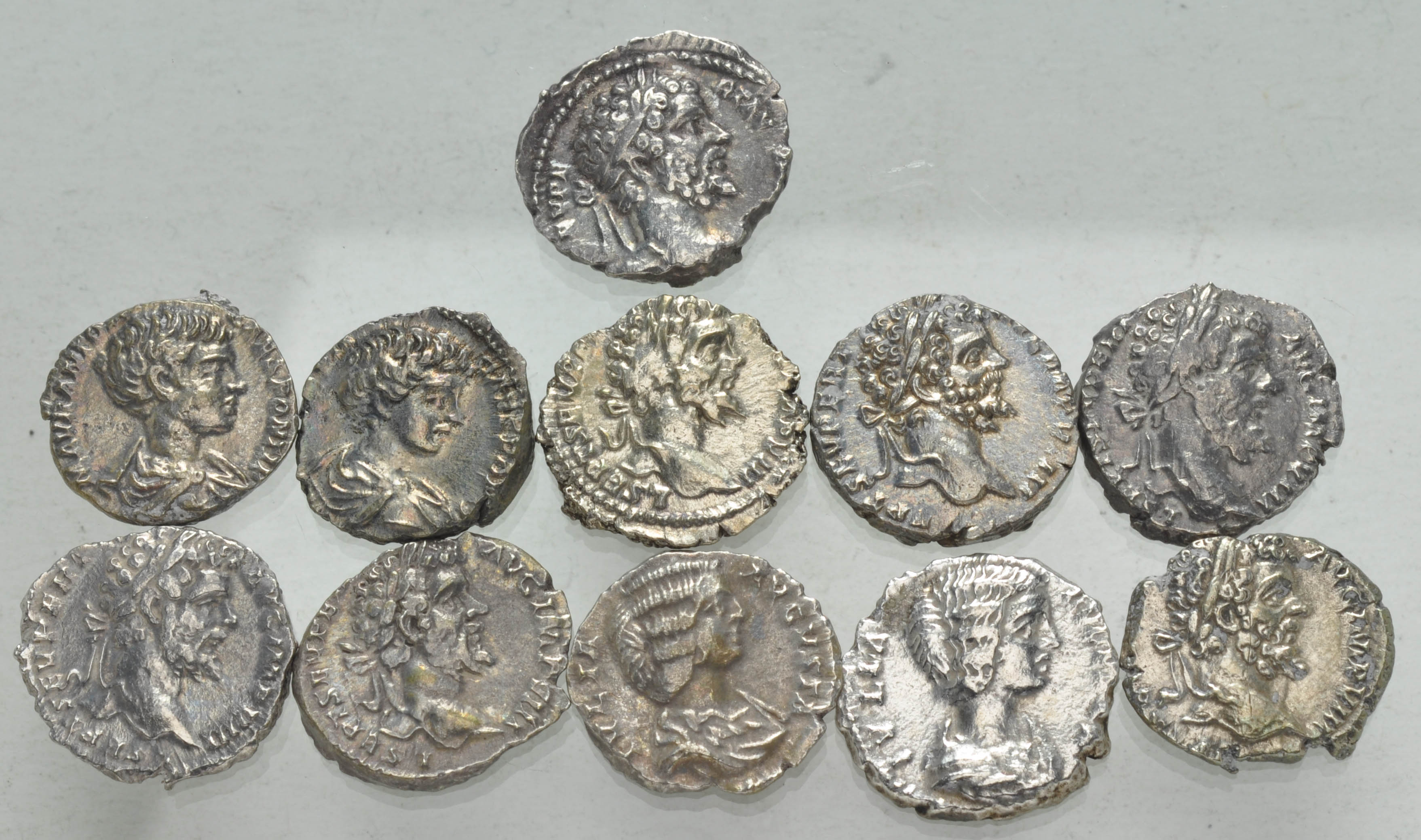 ROMAN. Imperial. Lot of ten (10) AR Denarii. | Classical Numismatic Group
