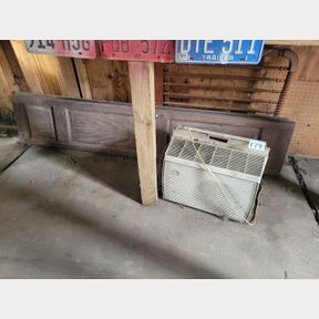 Air conditioner, bi-fold type doors, other wood pc