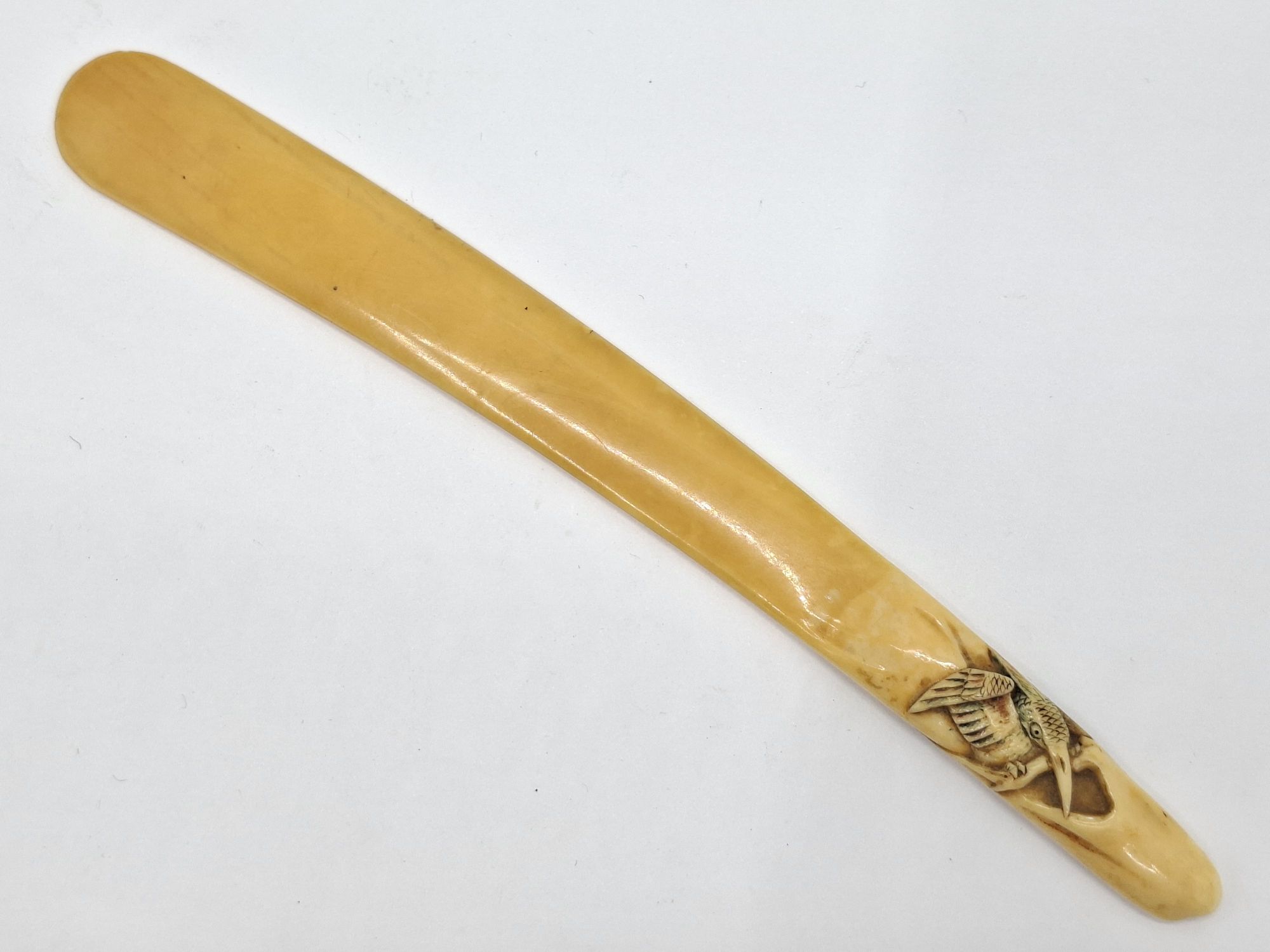 117 · JAPANESE CARVED IVORY LETTER OPENER