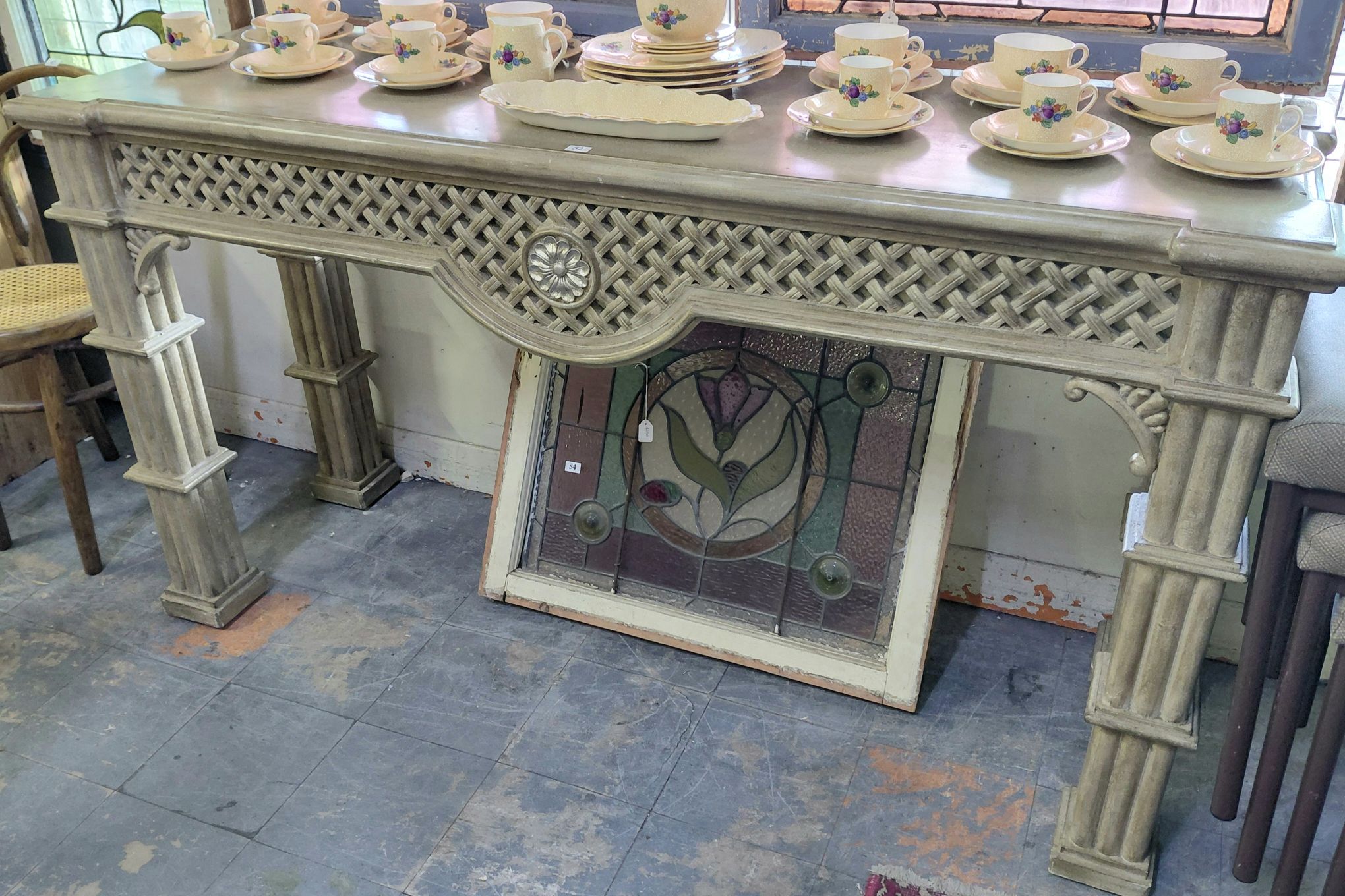 Rustic Timber Hallway Console Table