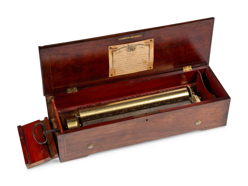 An Eight-Air Keywind Music Box by David Lecoultre