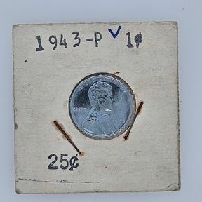 1943-P Steel Wartime Era Lincoln Cent - Penny - Nice!