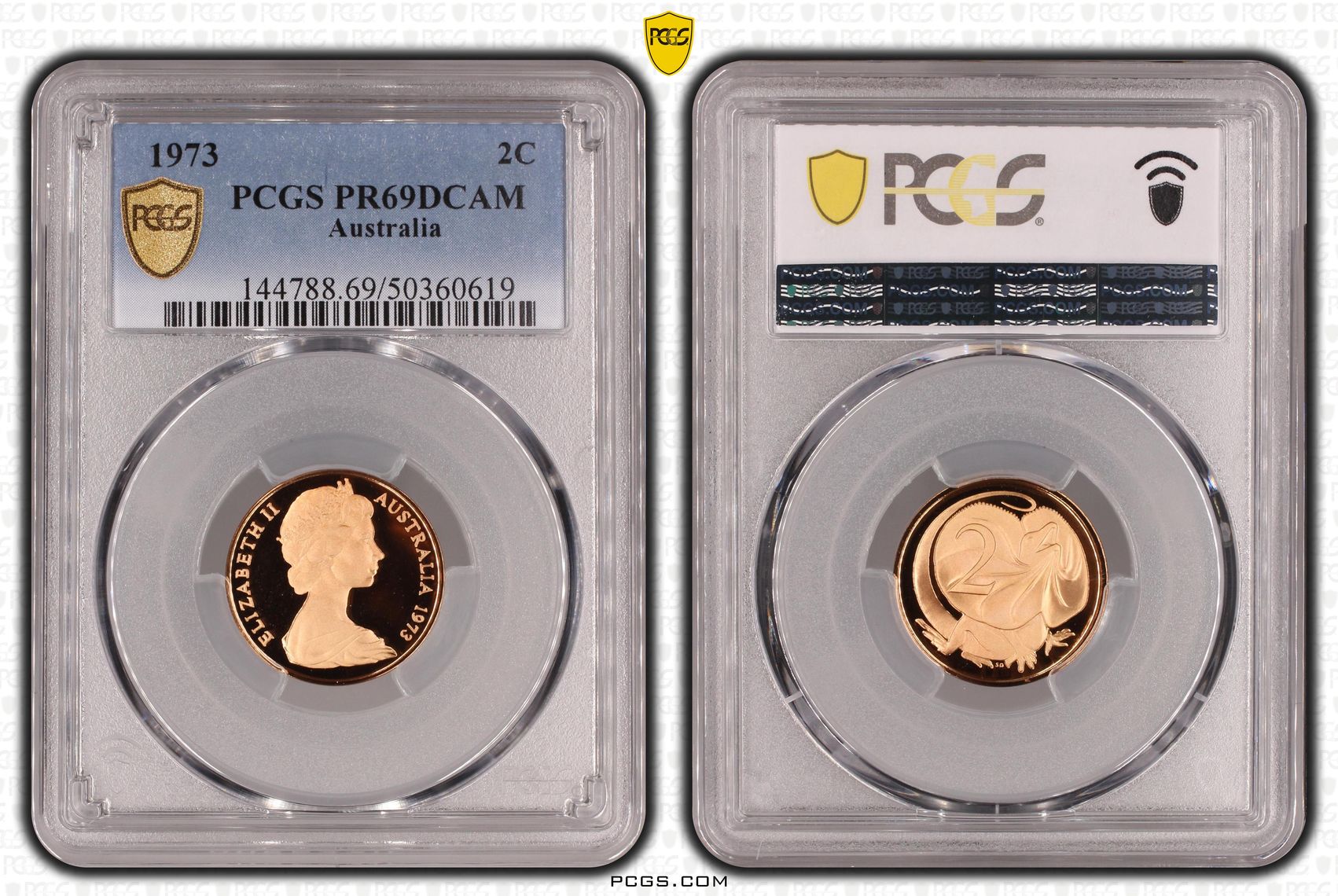 , Two Cent, 1973, Pcgs Pr69dcam