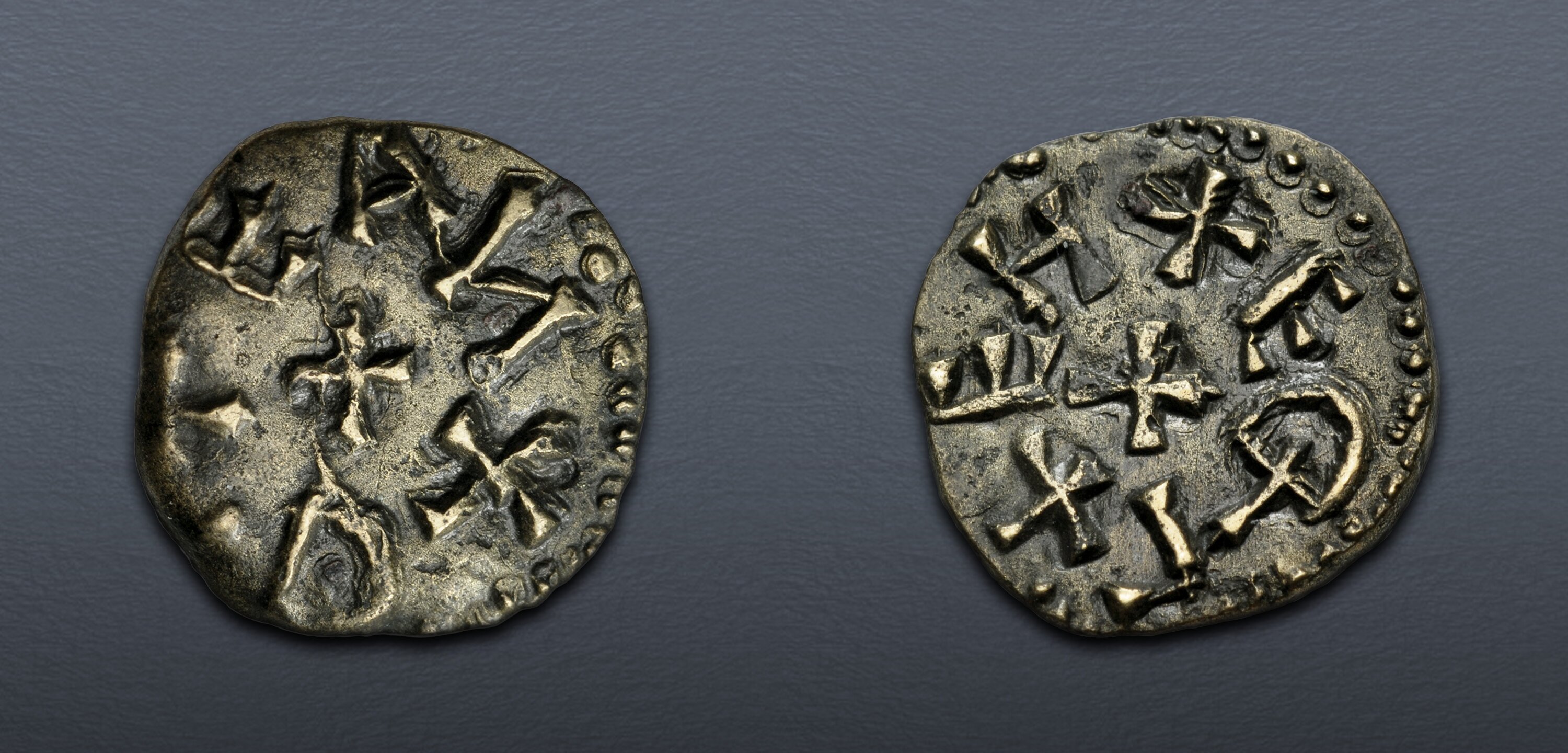 Irregular Styca Coin ANGLO-SAXON, Kings of Northumbria. Irregular issues. Circa 843/4-855. Æ ...