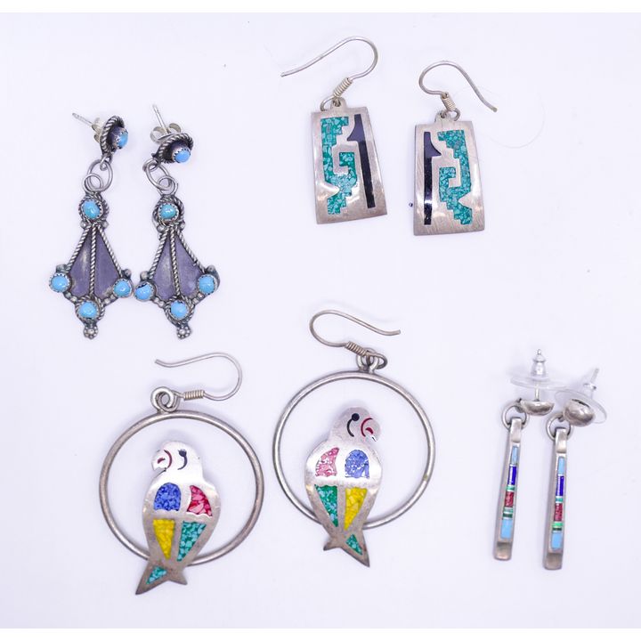 Box Sterling Earrings