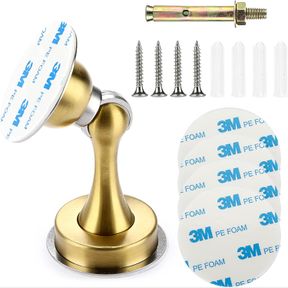 SUMNACON STURDY MAGNETIC DOOR STOPPER - STAINLESS STEEL DOOR STOPPER WITH MAGNET FOR WALL FLOOR, STURDY MAGNETIC DOORSTOP HOLDER W