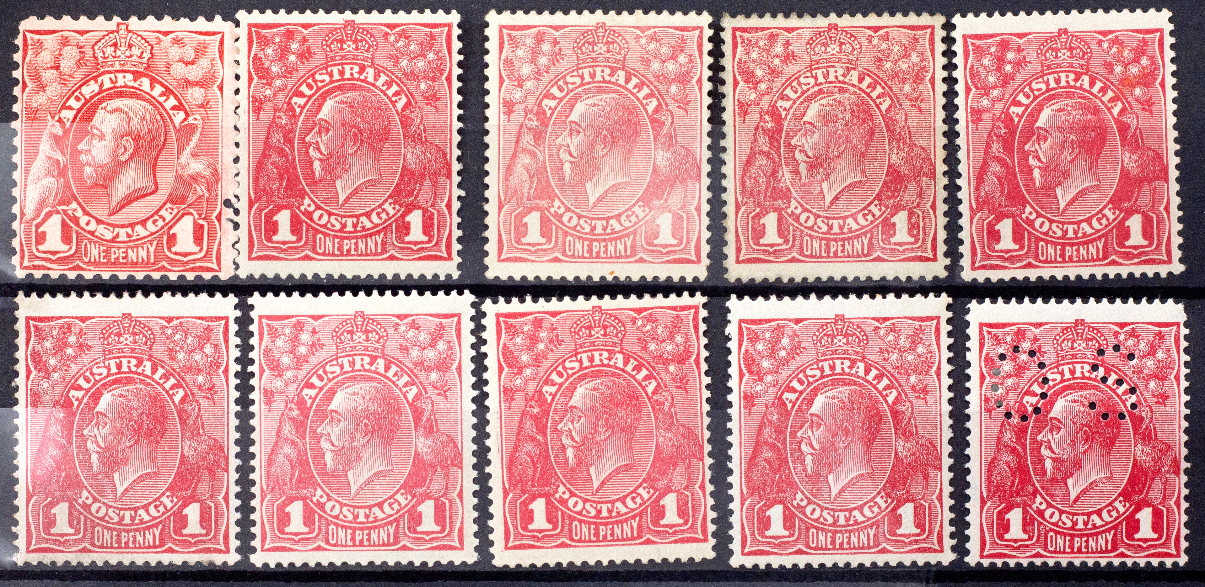 Penny, Red, 1914, Good