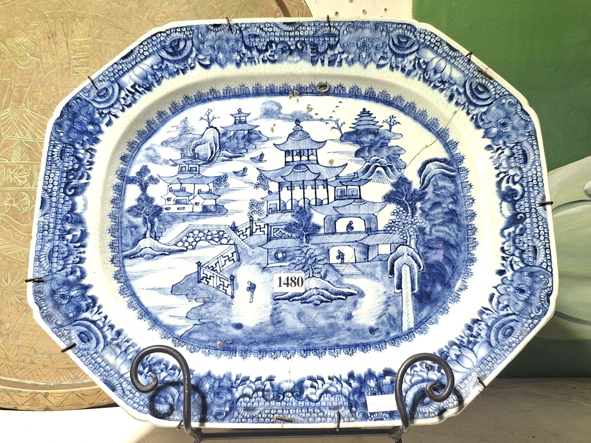 Large Antique Platter