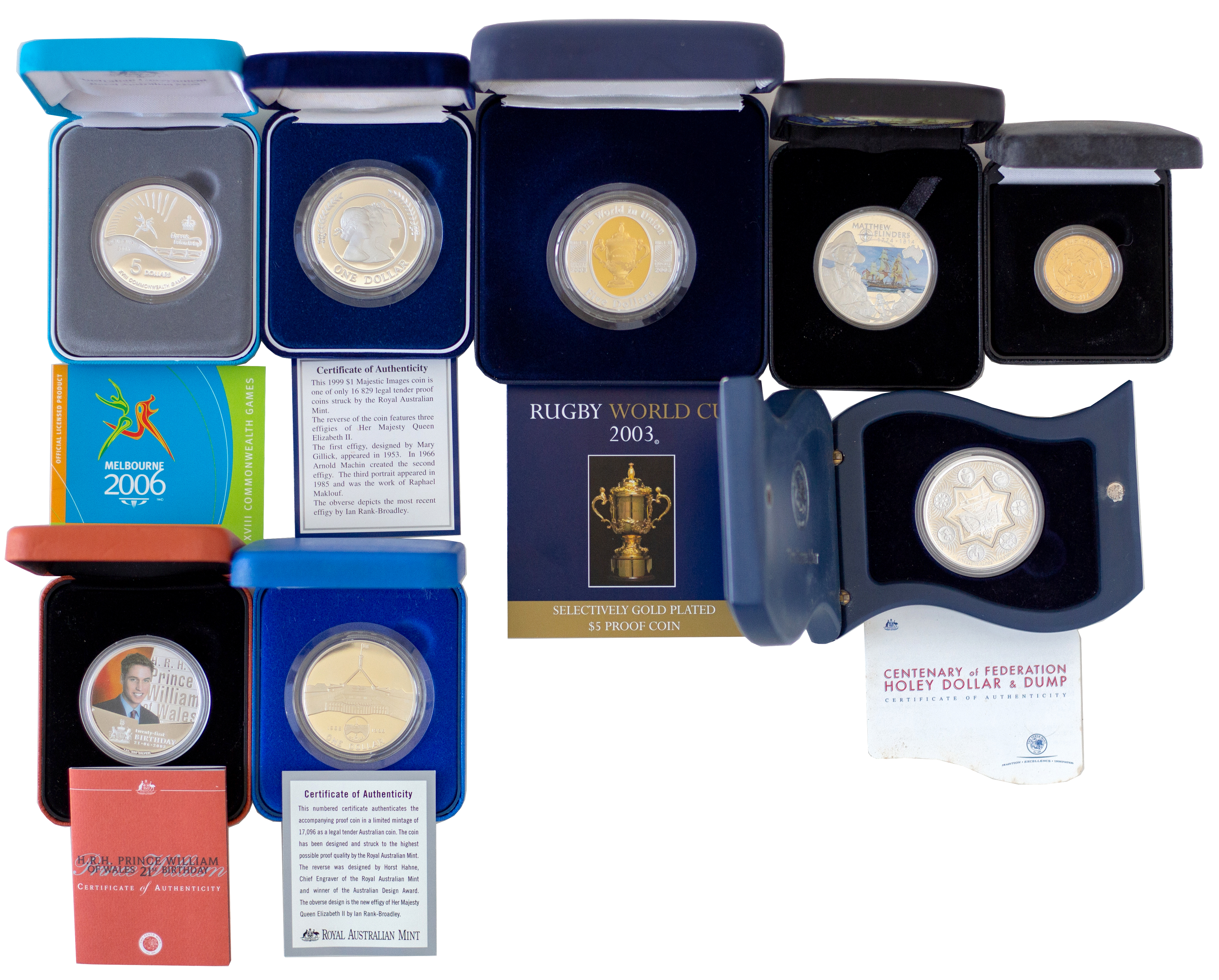 Accumulation, Elizabeth II, One Dollar, aFDC - FDC