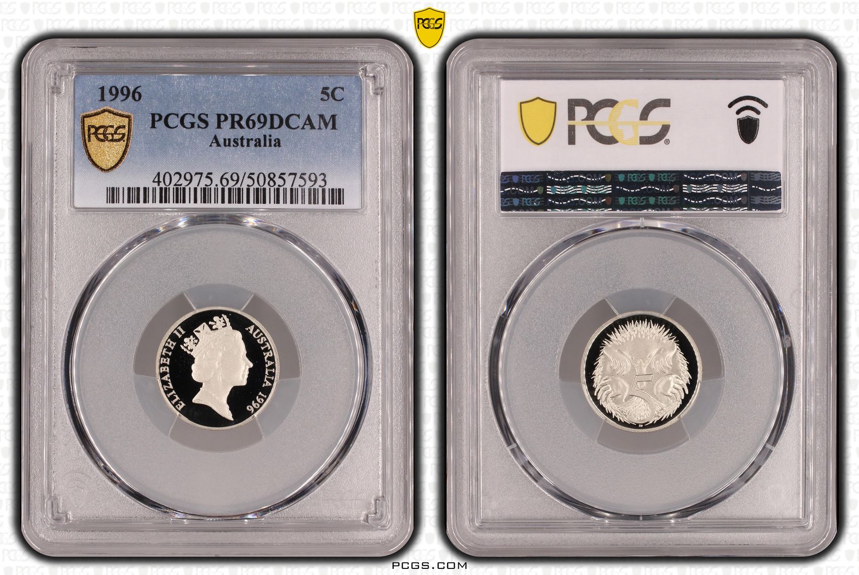 Five Cent, 1996, PCGS PR69DCAM