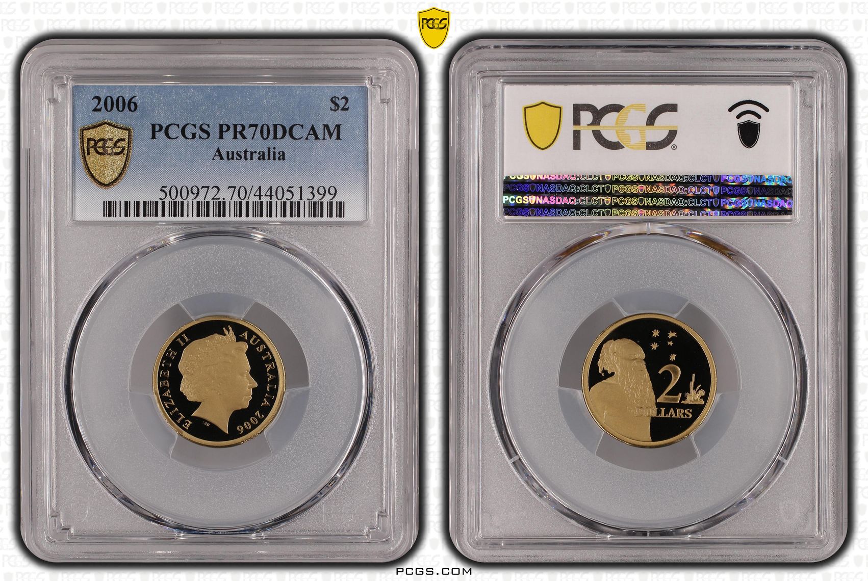 2006 Australia Two Dollar, $2 PCGS - PR70DCAM POP 9/0 -399