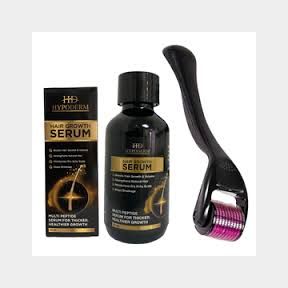 Hypoderm Hair Growth Serum 50ml with Derma Roller By PARISetc -- 51745/18758 SN B2 (S1)