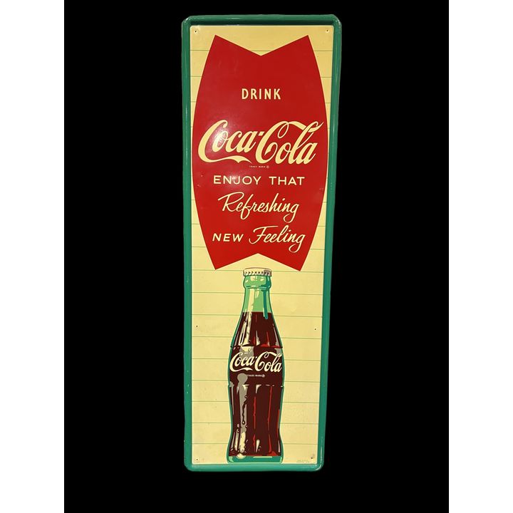 Coca Cola Coke Enjoy That Refreshing Feeling Tin Metal Sign