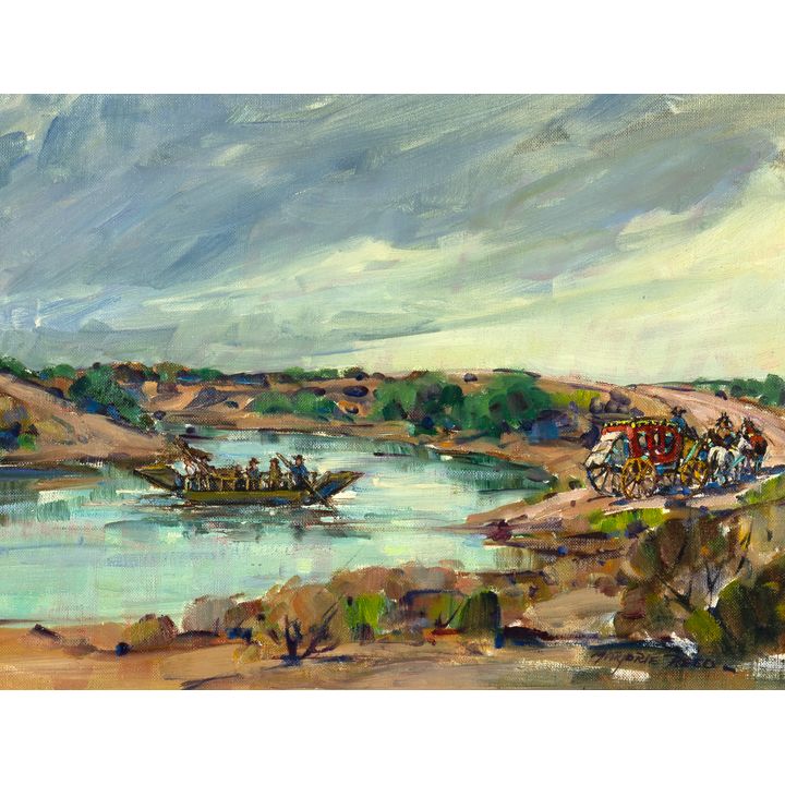 Marjorie Jane Reed (1915-1996), Horse Head Crossing of the Pecos