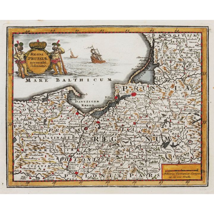 Heinrich Niderndorf | Regni Prussiae accurata delineatio