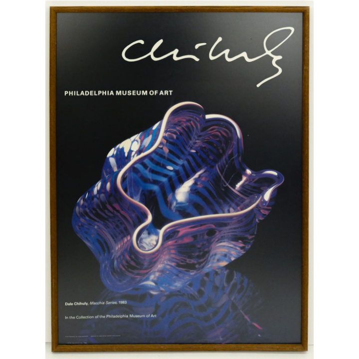 Dale Chihuly ''Macchia Series'' Philadelphia Museum of Art Poster