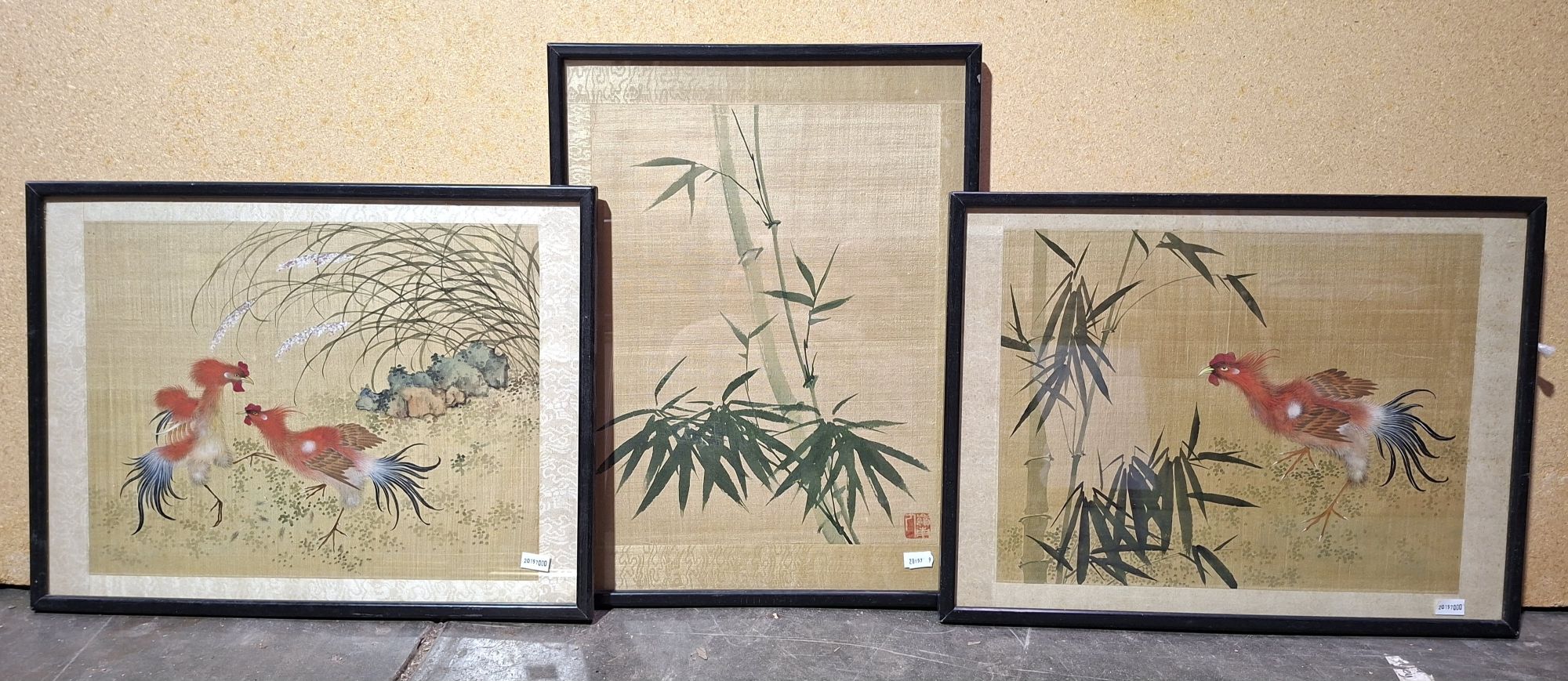 187 · CHINESE WATERCOLOURS ON SILK