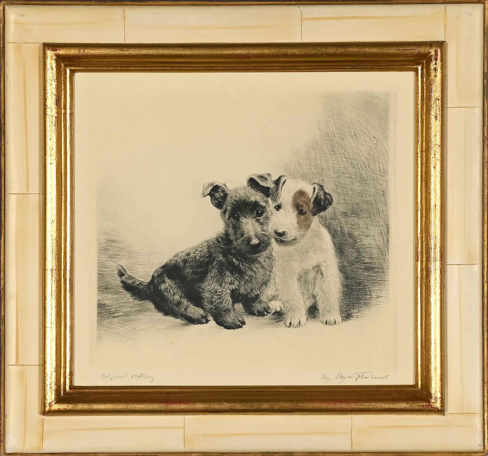 Kurt Meyer-Eberhardt (Germany, 1895 - 1977), Two Puppies | Russell 