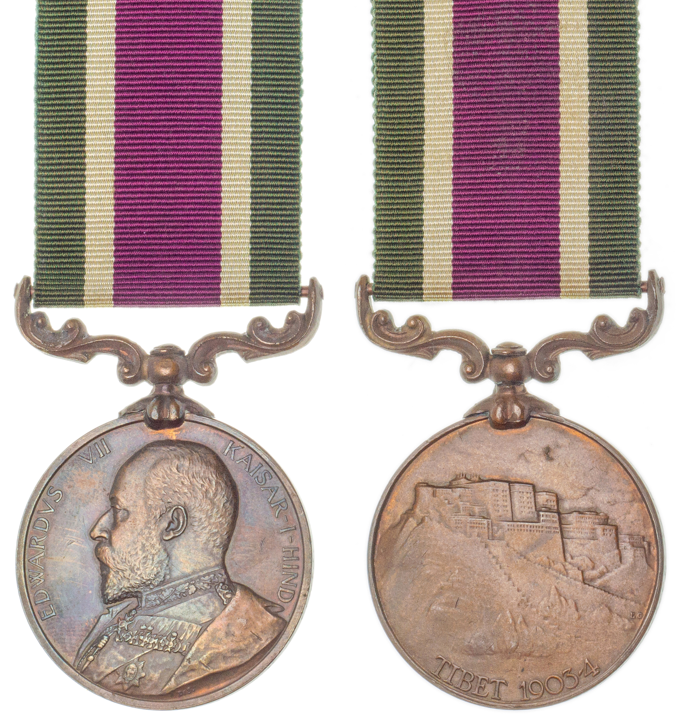 Great Britain, Edward VII, Tibet Campaign Medal, 1903 - 1904, gVF