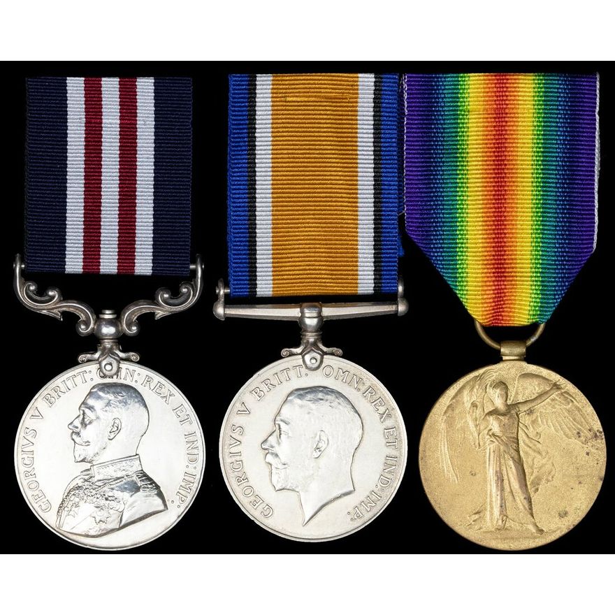 A posthumous M.M. group of three awarded to Sergeant G. R. Baillie ...