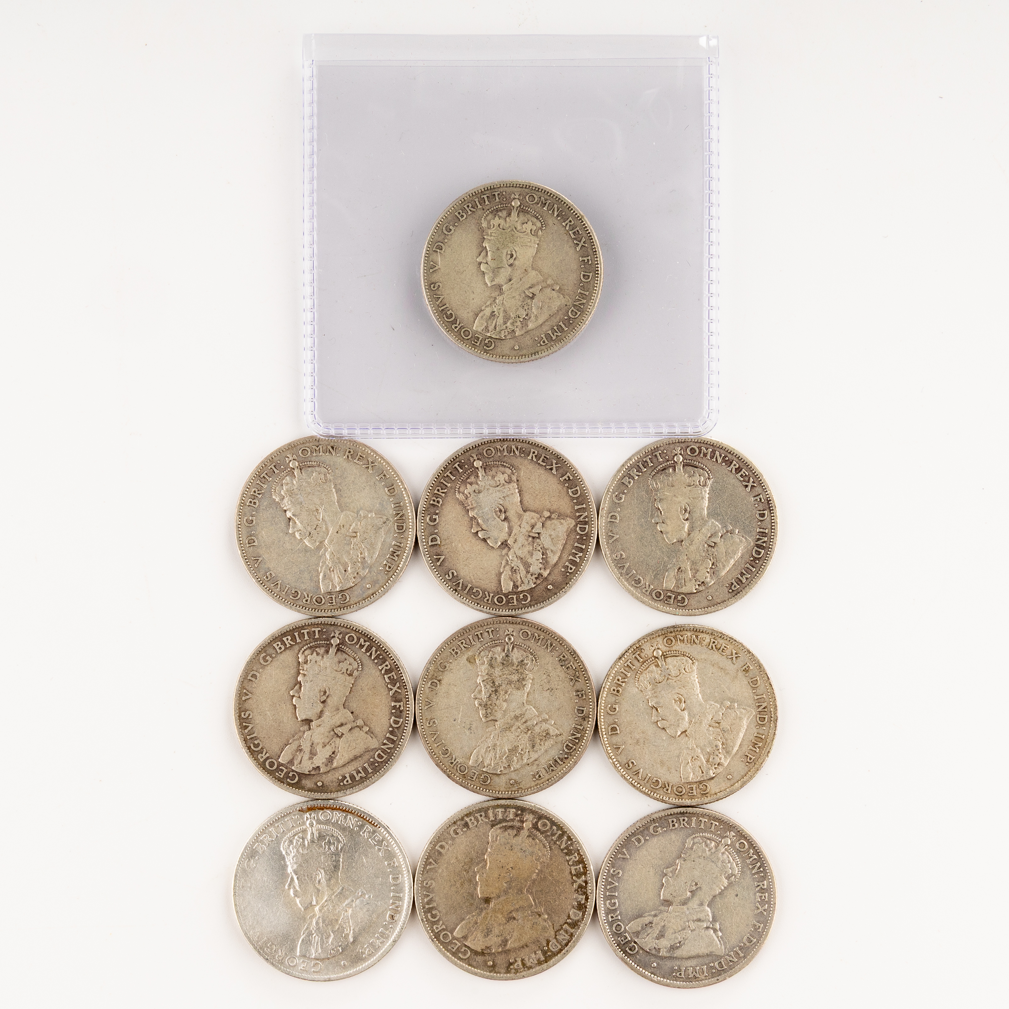 George V, Florin, 1933, G - F