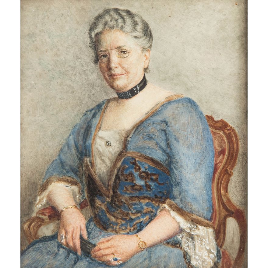 MN | Miniatura - Nathalie Muller van Glenck - v Bondeli, XVIII / XIX w.
