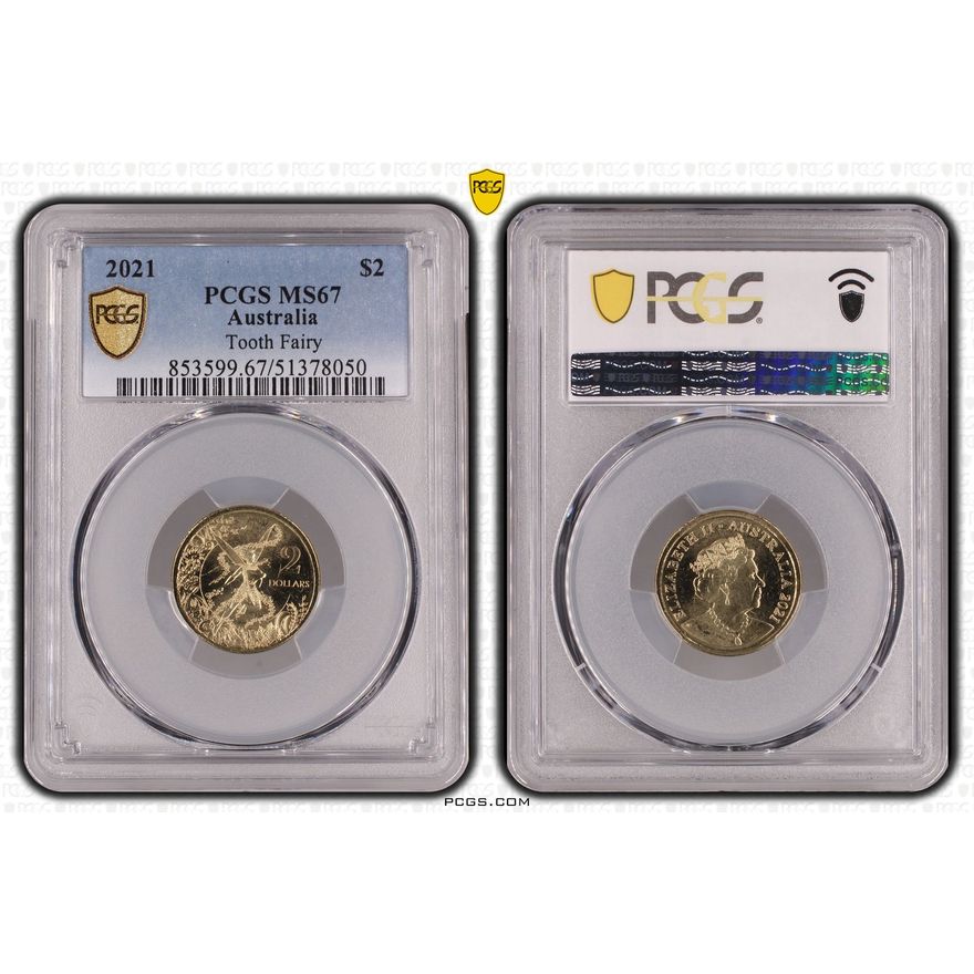Tooth Fairy, Two Dollar, 2021, PCGS MS67