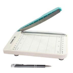 Mini Guillotine Paper Cutter 4x6 with Added Pen |
