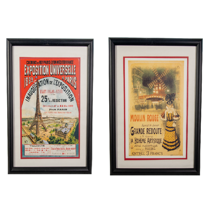 Carteles parisinos estilo Vintage