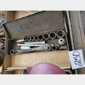 Craftsman 1/2 inch socket set with other tools