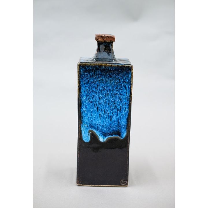 Len Castle - Square bottle vase