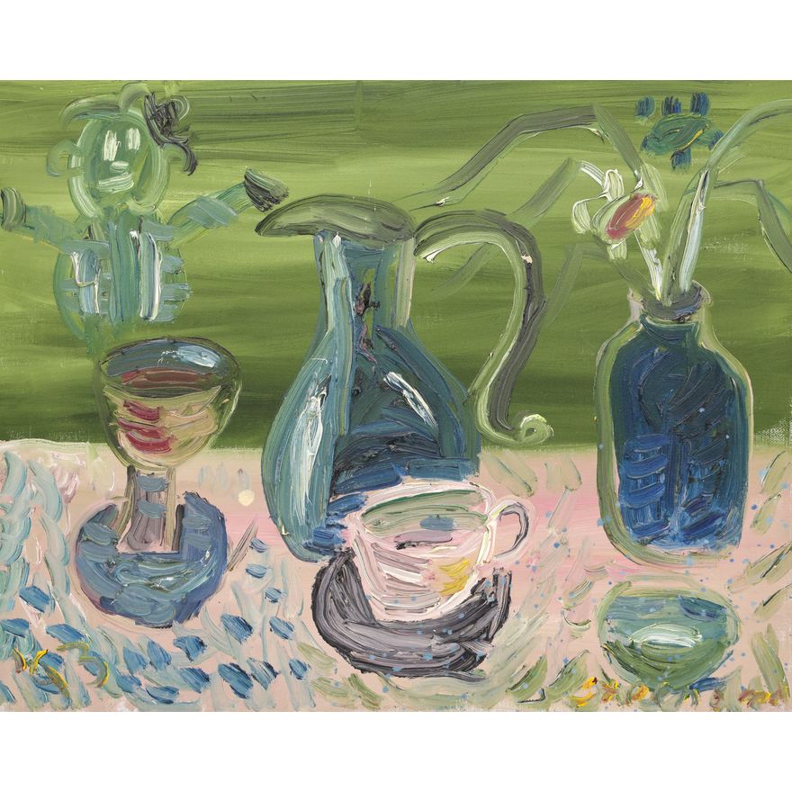 Jay Steensma ''Untitled'' (Still Life) 1990's Oil
