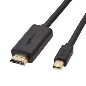 AMAZON BASICS MINI DISPLAYPORT TO HDMI DISPLAY ADAPTER CABLE - 6 FEET
