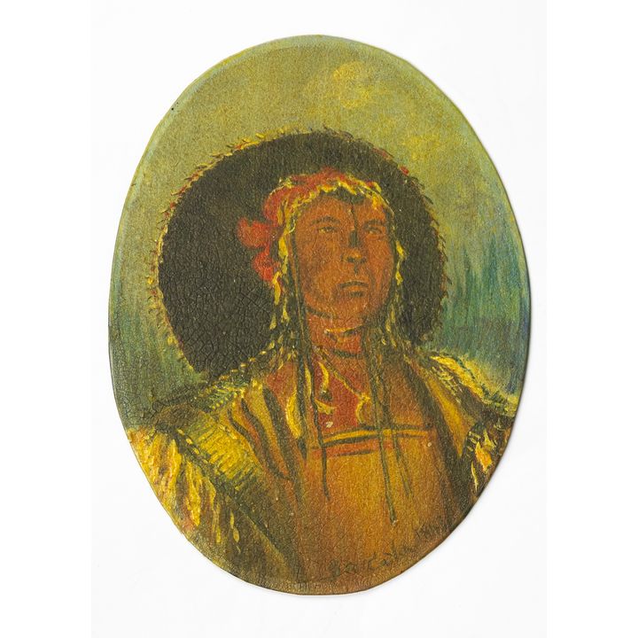 Attributed to George Catlin (1794-1872), Wolf Chief, Head Chief of the Tribe, 1843
