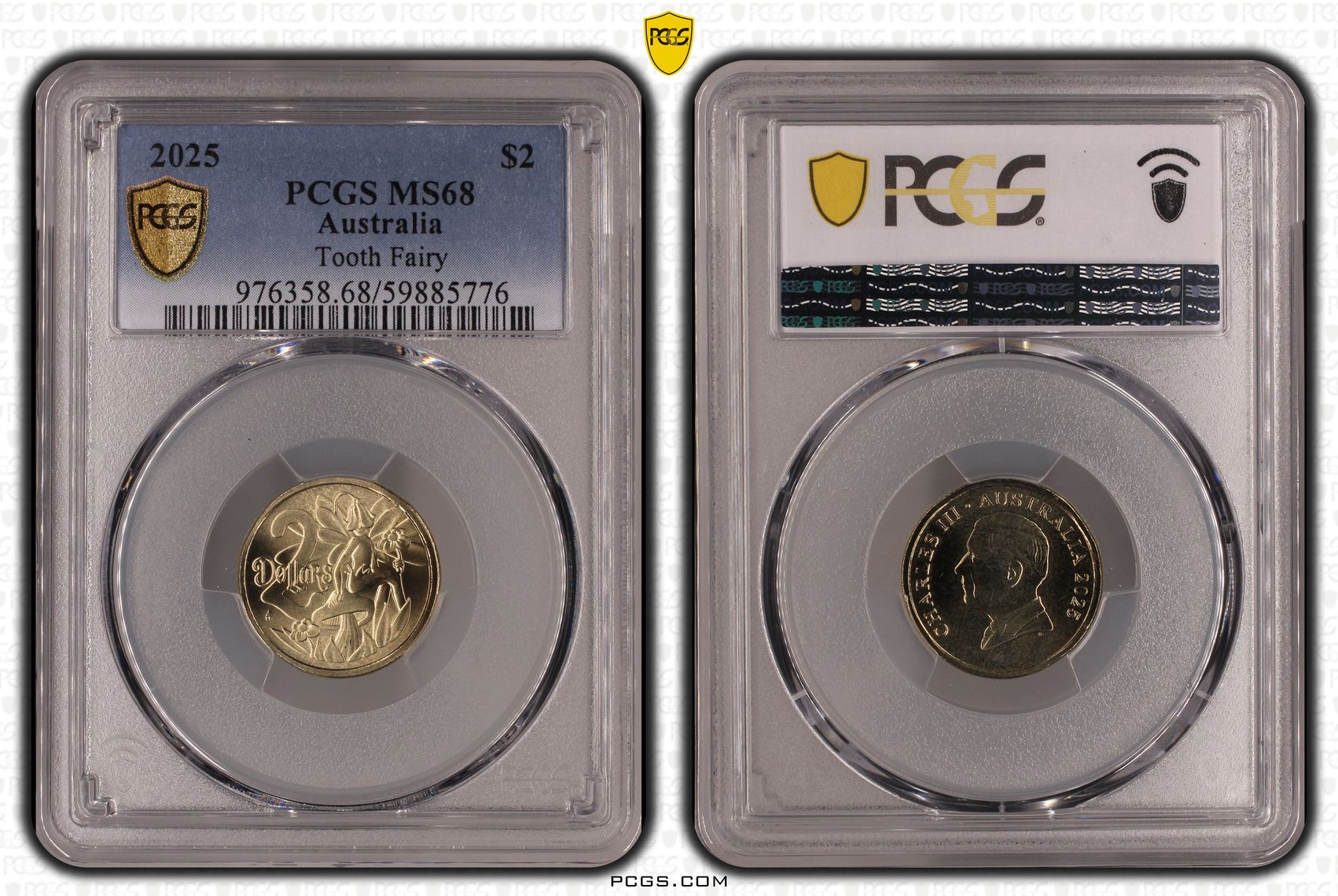 Tooth Fairy, Two Dollars, 2025, PCGS MS68