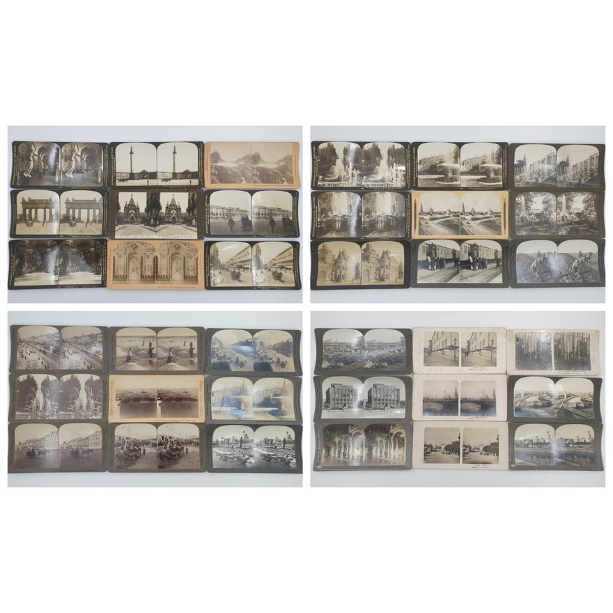 Stereograph Cards (x36)