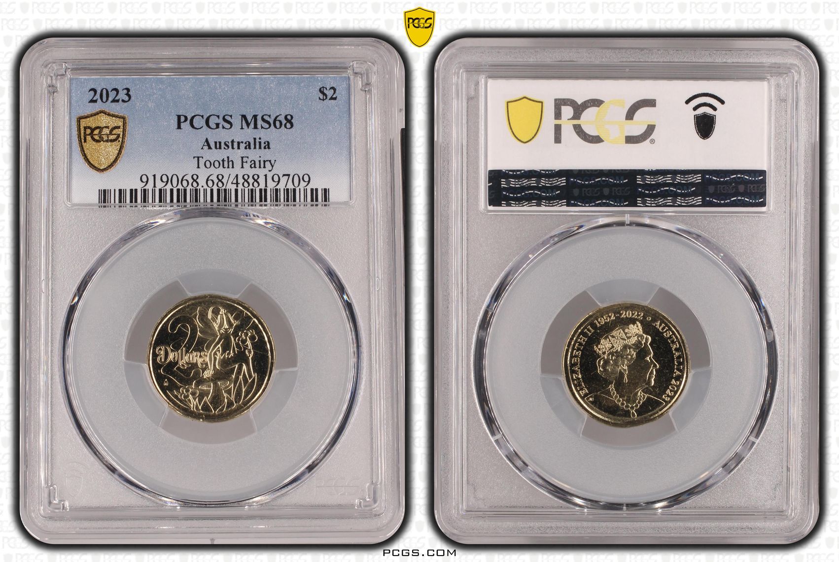 Tooth Fairy, Two Dollar, 2023, PCGS MS68