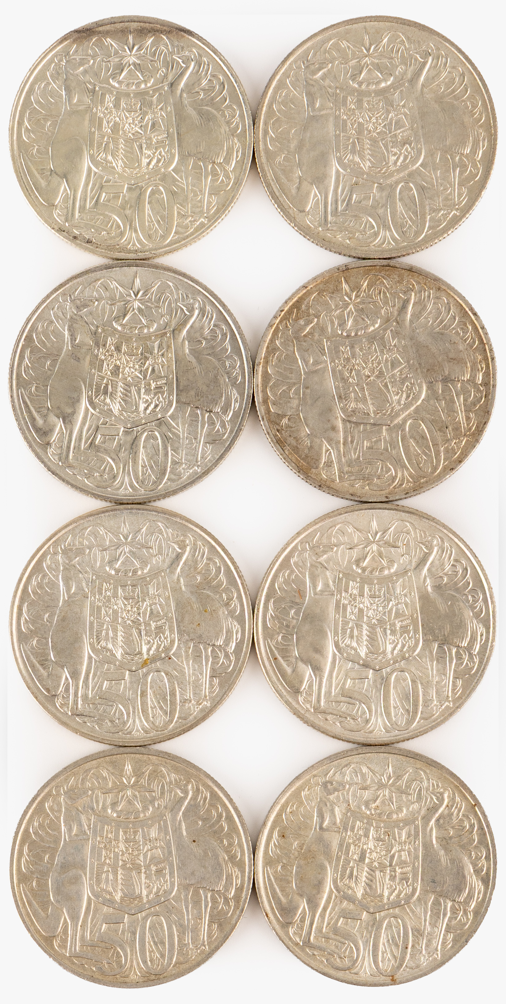 Silver, Fifty Cent, 1966, aUNC