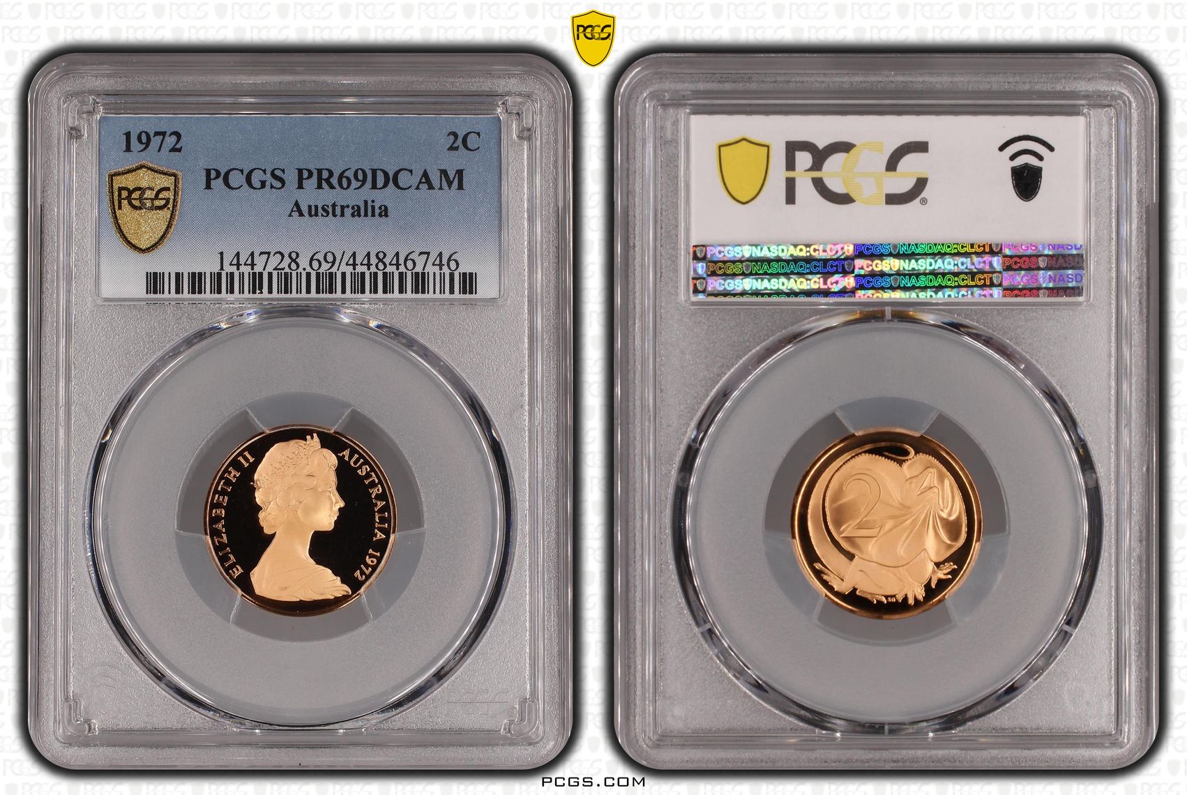362 · 1972 Australia Two Cent, 2c PCGS - PR69DCAM -746