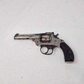 Pre-1898 Smith & Wesson Nickel .32 Double Action 5-Shot Revolver