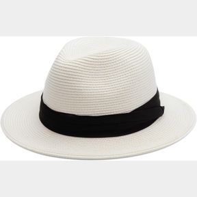 JOYWANT WOMENS STRAW FEDORA BEACH SUN HAT, PACKABLE WIDE BRIM PANAMA HAT FOR WOMEN UV UPF50+ SUMMER HAT