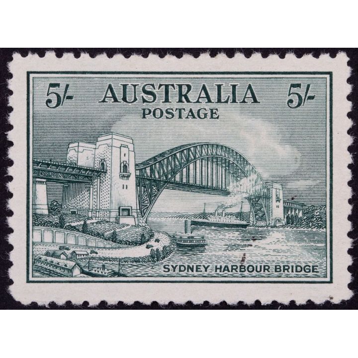 Sydney Harbour Bridge, Five Shillings, 1932, Fine