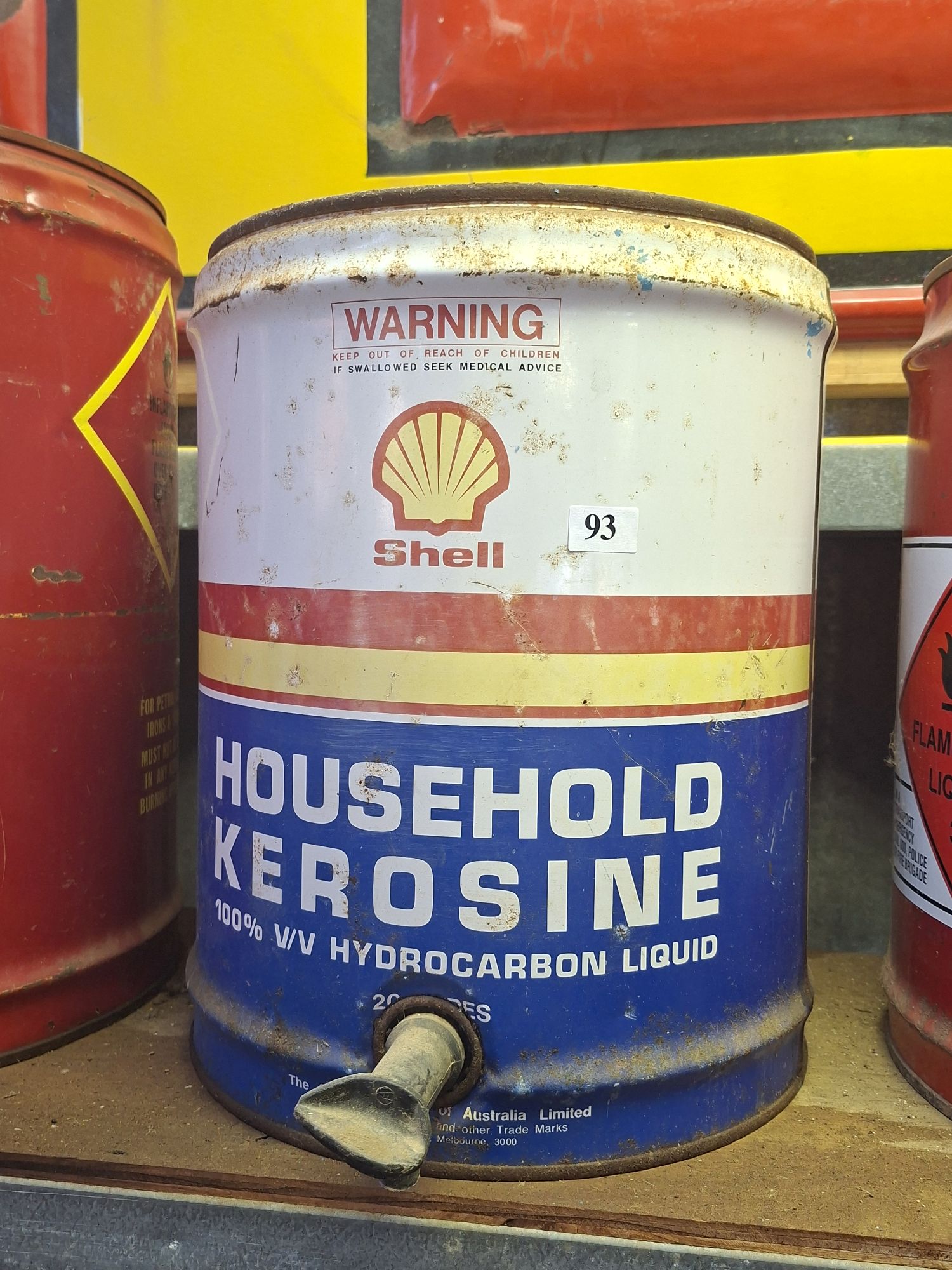 Shell Kerosene Drum