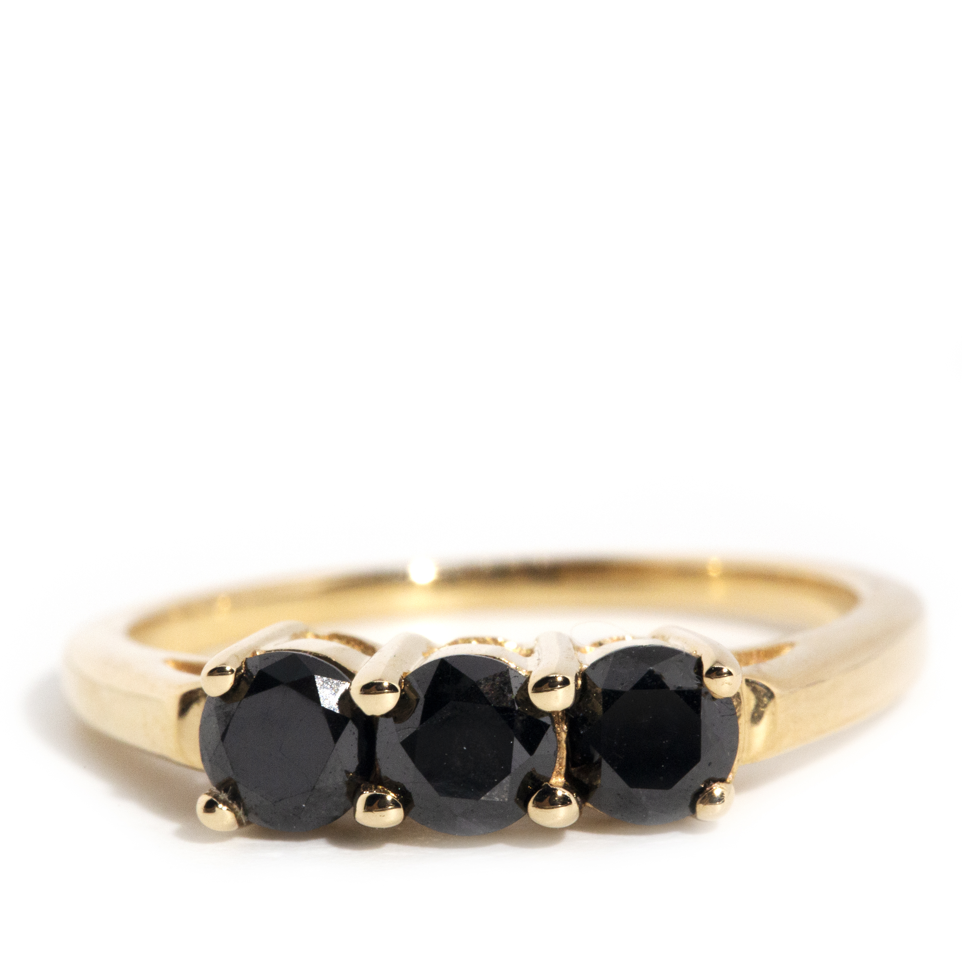 0.90 Carat Black Diamond Ring