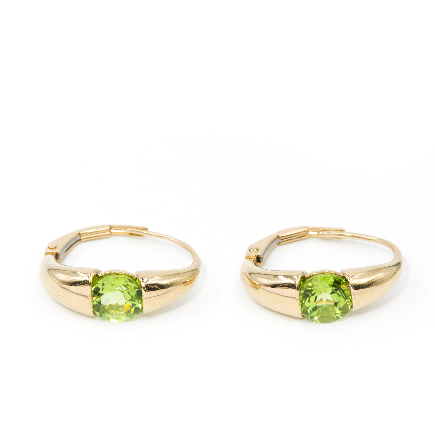 9ct Gold Peridot Earrings