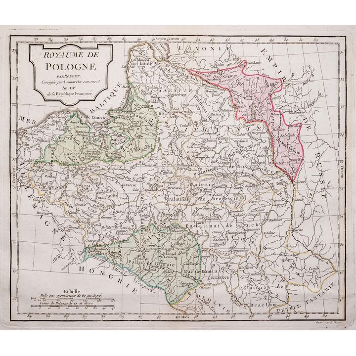 Didier Robert de Vaugondy | Royaume de Pologne