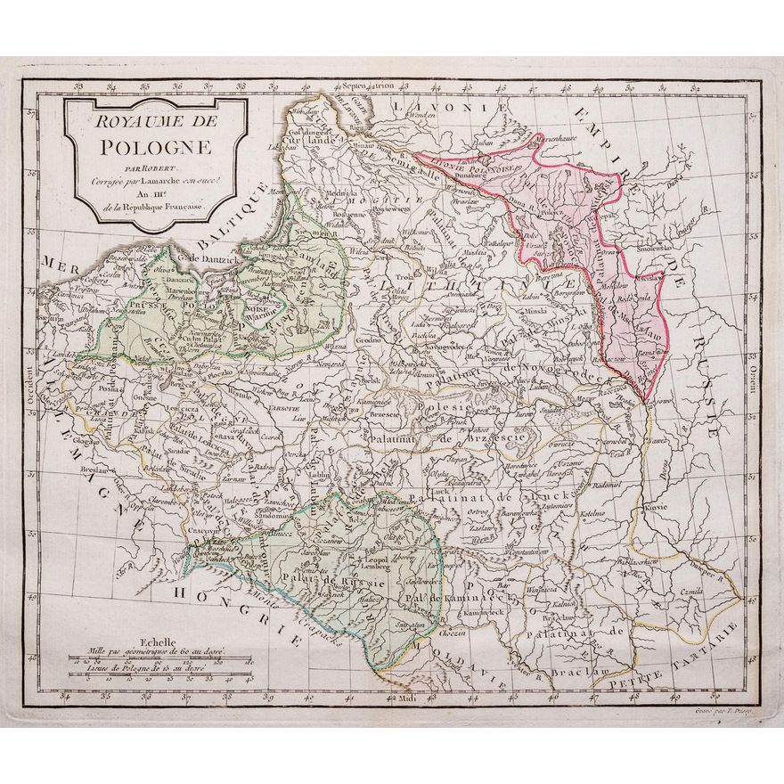 Didier Robert de Vaugondy | Royaume de Pologne
