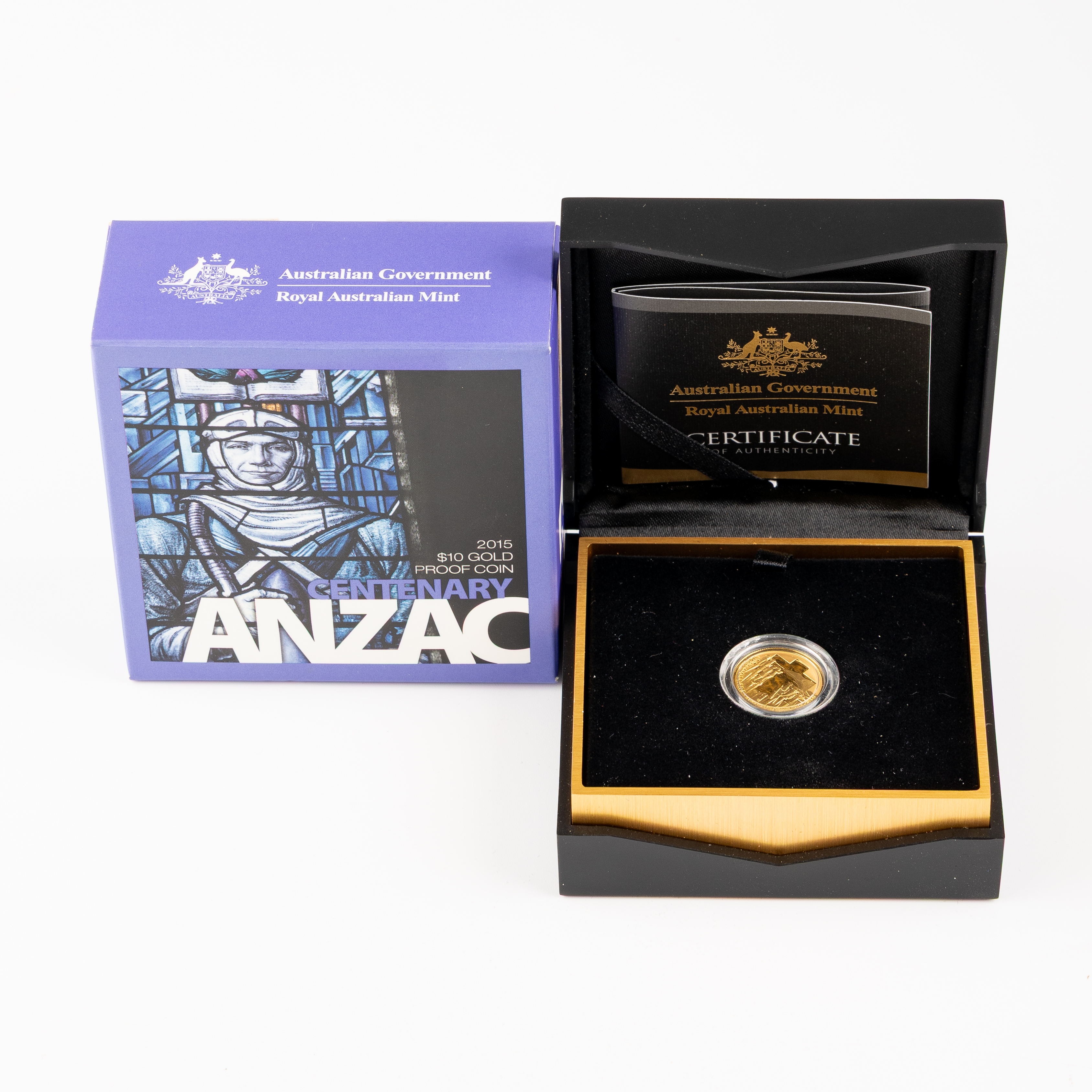 333 · Elizabeth II, RAM - ANZAC Centenary, Ten Dollars, 2015,  FDC