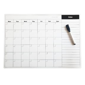 Magnetic Fridge Calendar Whiteboard Monthly Planner Dry Erase|